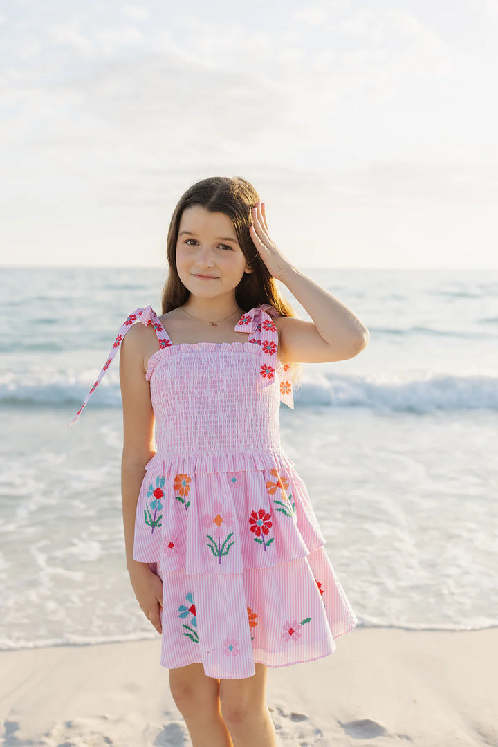Piper Tie Strap Tween Dress