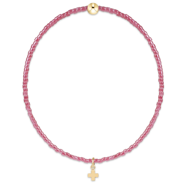 Hope Classic Bracelet - Signature Cross Small Gold Charm