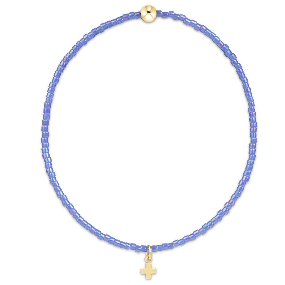 Hope Classic Bracelet - Signature Cross Small Gold Charm