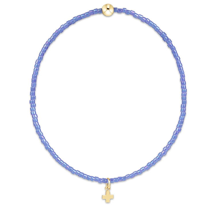 Hope Classic Bracelet - Signature Cross Small Gold Charm