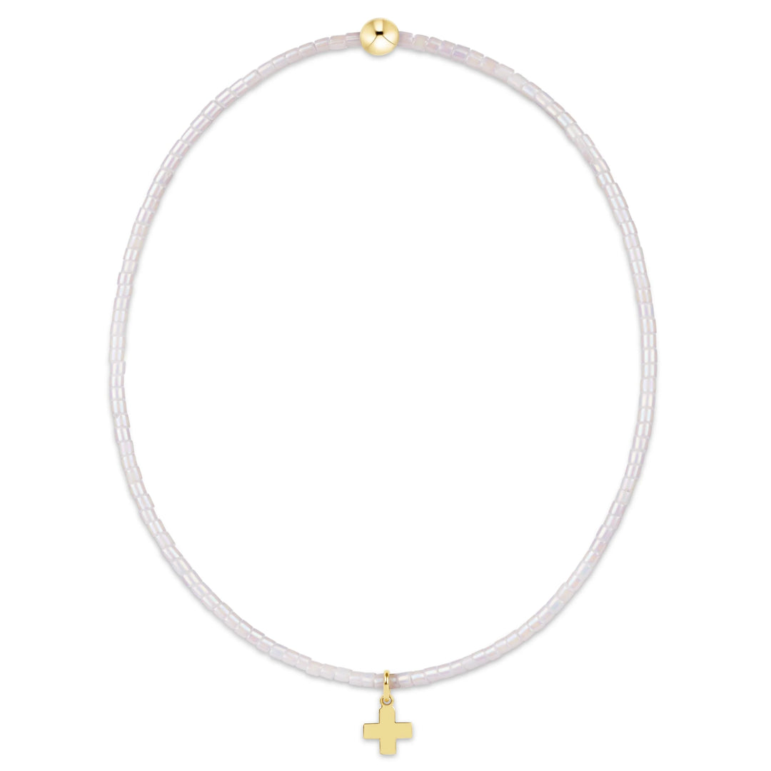 Hope Classic Bracelet - Signature Cross Small Gold Charm
