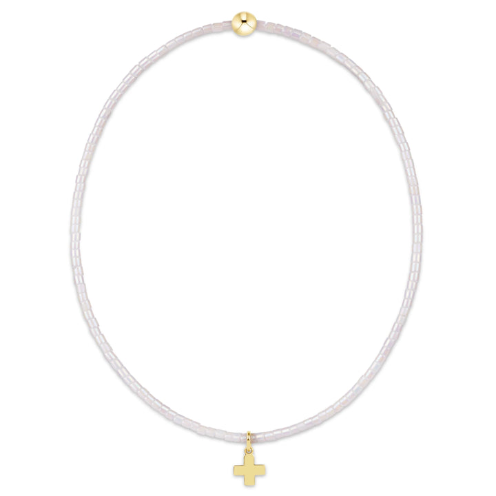 Hope Classic Bracelet - Signature Cross Small Gold Charm