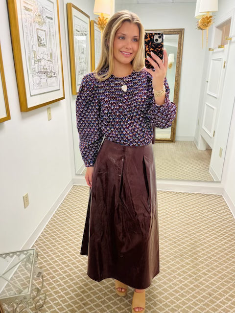 Atlyn Skirt | Oxblood