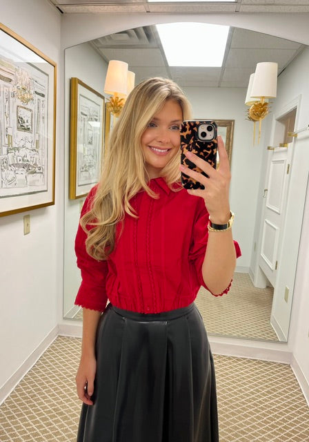 Carter Top | Red Apple