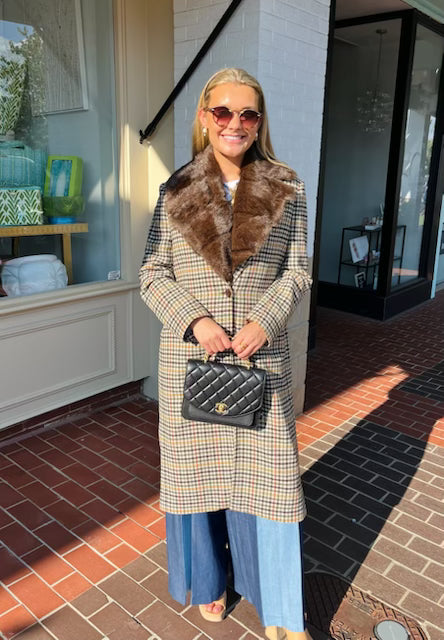 Pietra Coat | Houndstooth