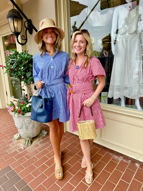 Arden Dress | Blue and White Gingham