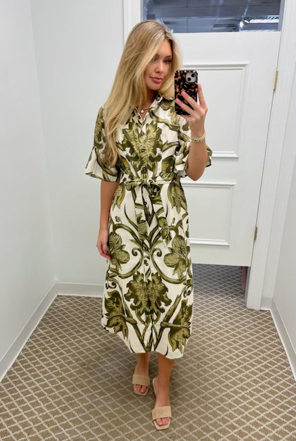 Brooke Dress | Rosemore Olive