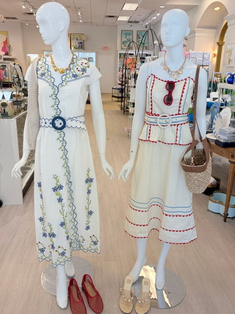 Brittany Dress | Red, White, and Blue