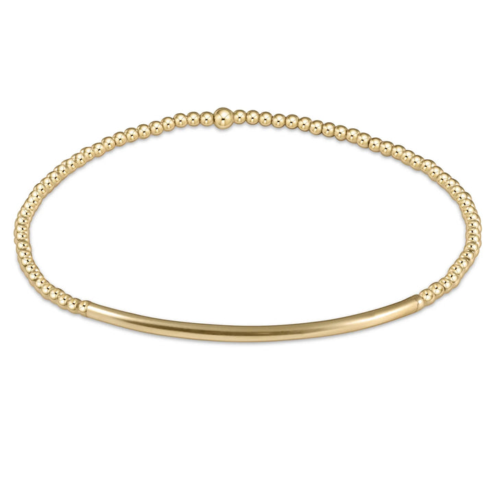 Bliss Bar Smooth Gold Bracelet | + Sizes