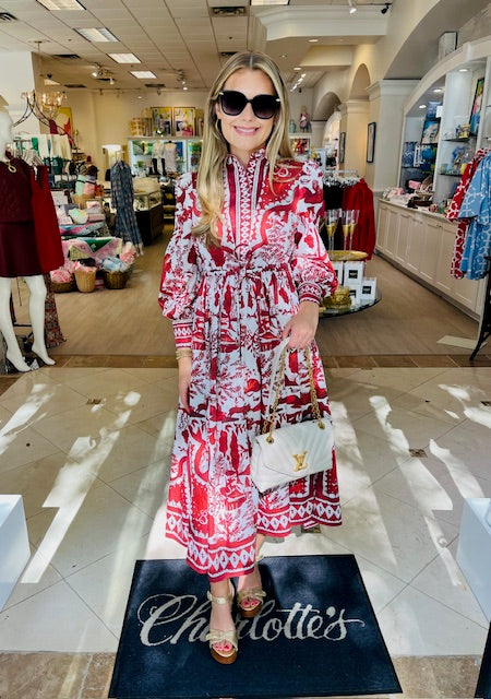 Rosie Dress | Central Park Toile