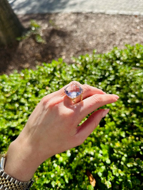 14K Lavender Amethyst Ring