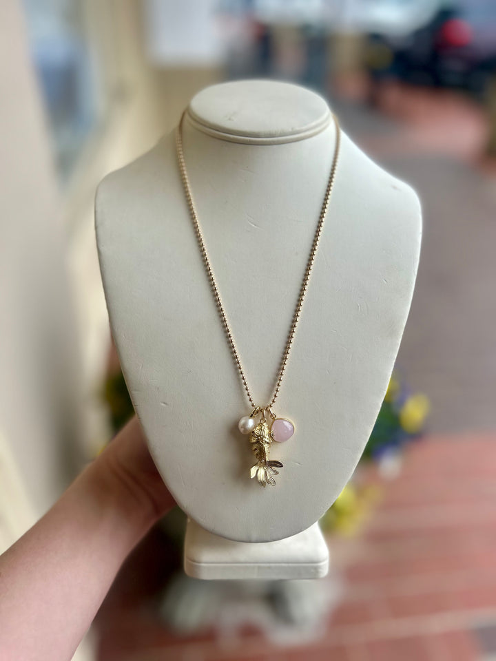 Zoe Charm Cluster Necklace | + Colors