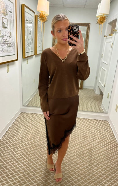 Isa Sweater Dress Combo | Espresso