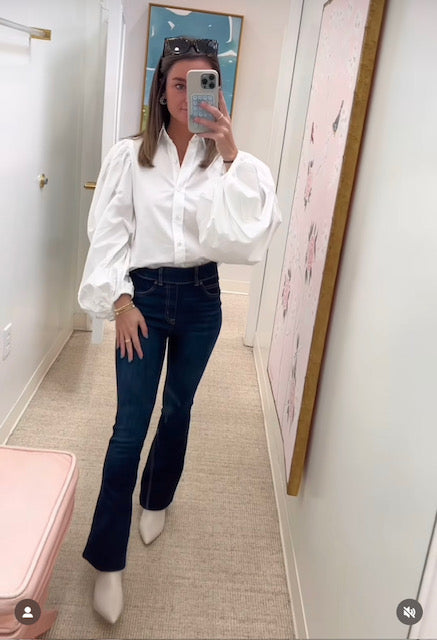 Pull On Flare Jeans | Pacific Wash