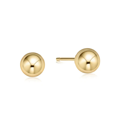 enewton Classic Gold Ball Stud Earrings