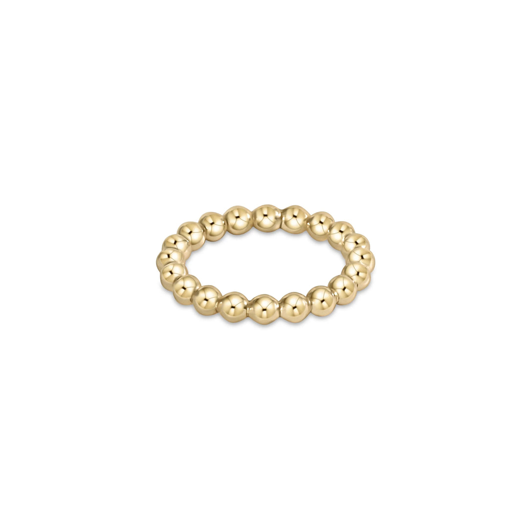 Classic Gold Bead Ring | + Sizes