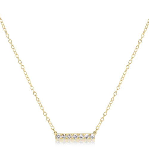 enewton 14kt Gold & Diamond Significance Bar Necklaces