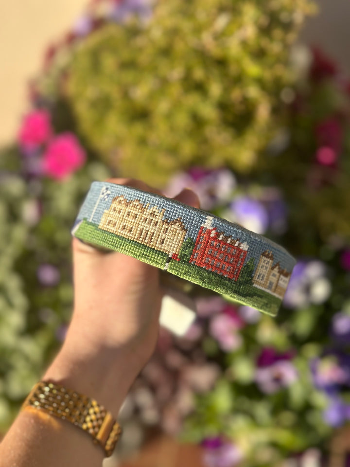 Smathers & Branson St Andrews Needlepoint Belt