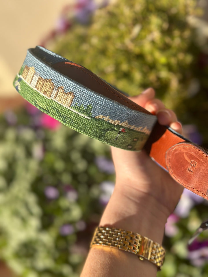 Smathers & Branson St Andrews Needlepoint Belt
