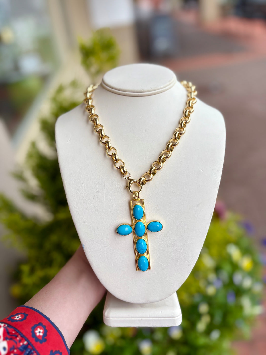 Roxy Cross Necklace