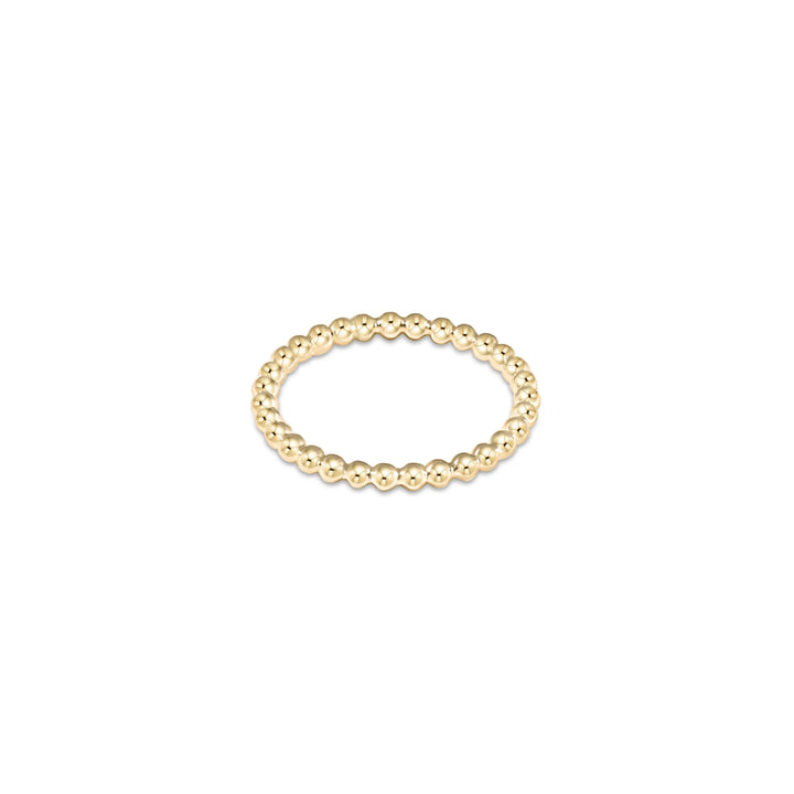 Classic Gold Bead Ring | + Sizes