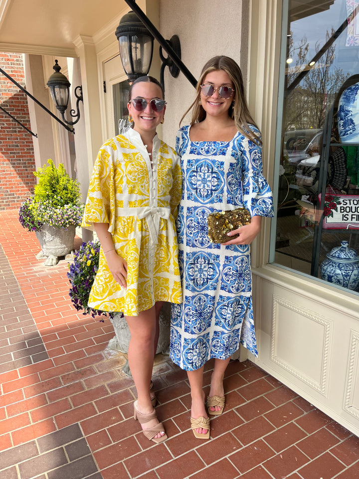 Vivienne Maxi Dress | Azulejo Blue