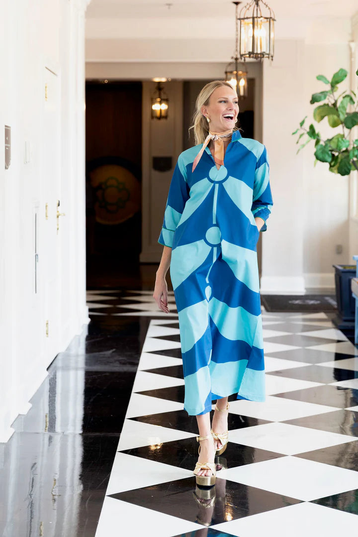 Blue Toddy Charleston Dress