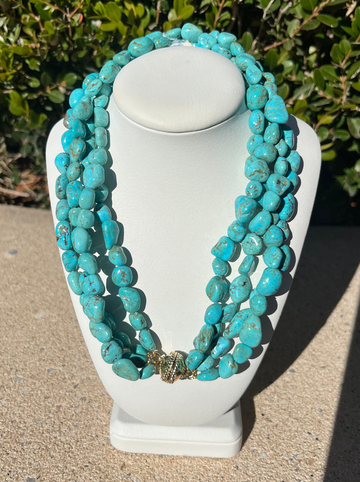 CWC Turquoise Necklace + Centerpieces