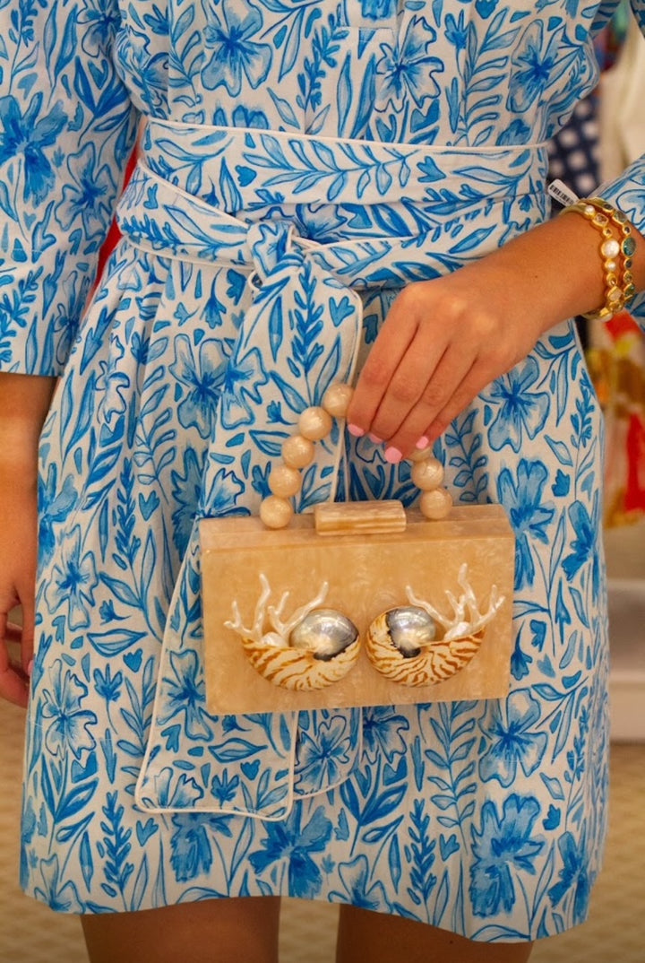 Champagne Nautilus Purse + Handle