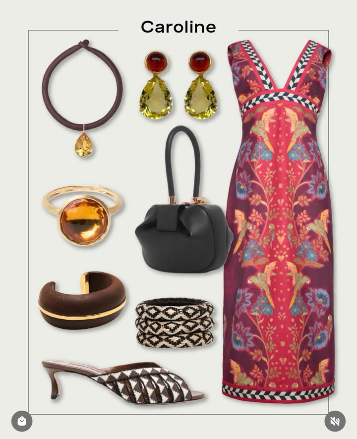 Caroline Dress | Birds of a Feather Maroon