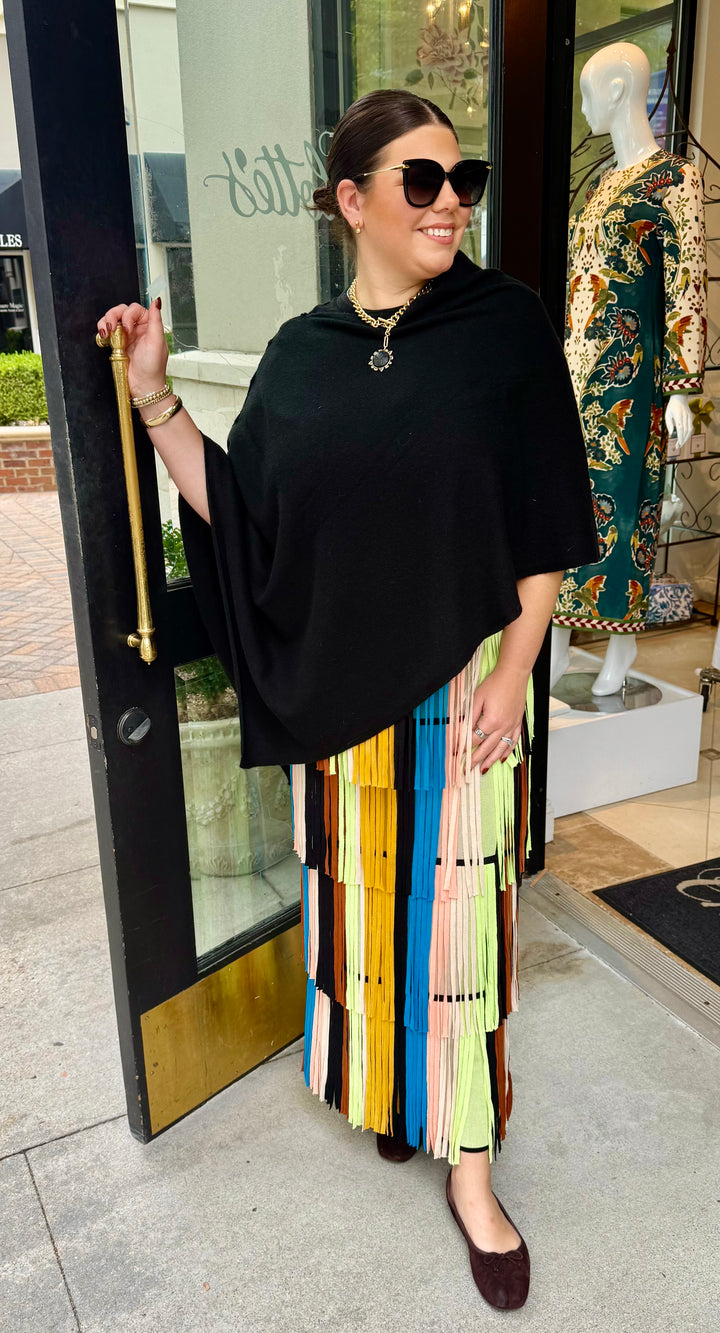 Cashmere Topper | Black