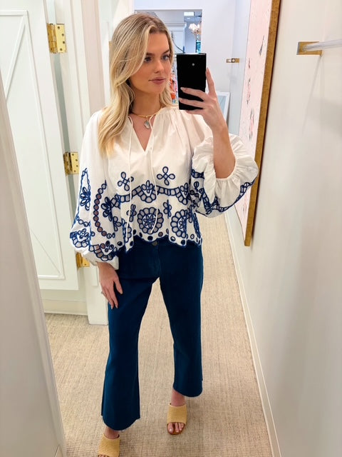 Vara Top | Bluejay
