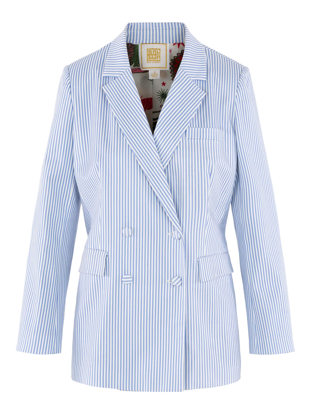 Bristol Blazer | Grapemist Stripe - Charlotte's Inc