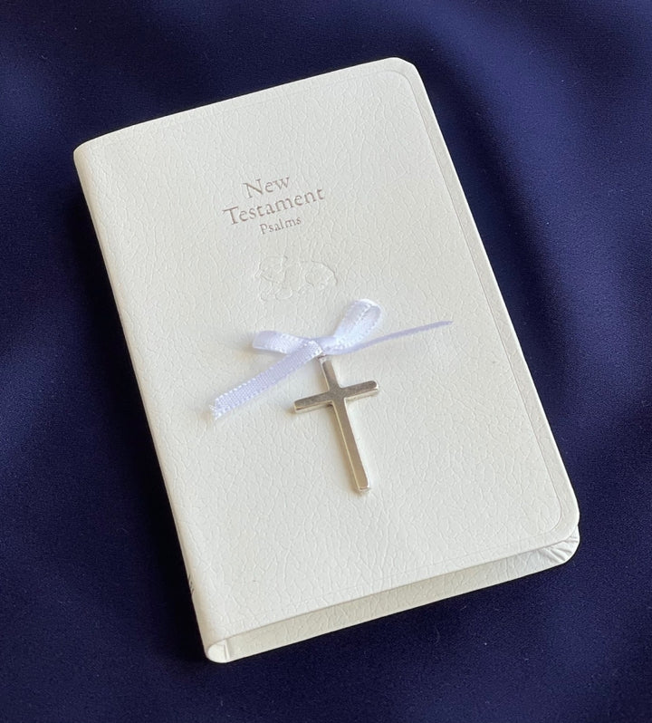 Baby Bible with Sterling Silver Cross | + Colors