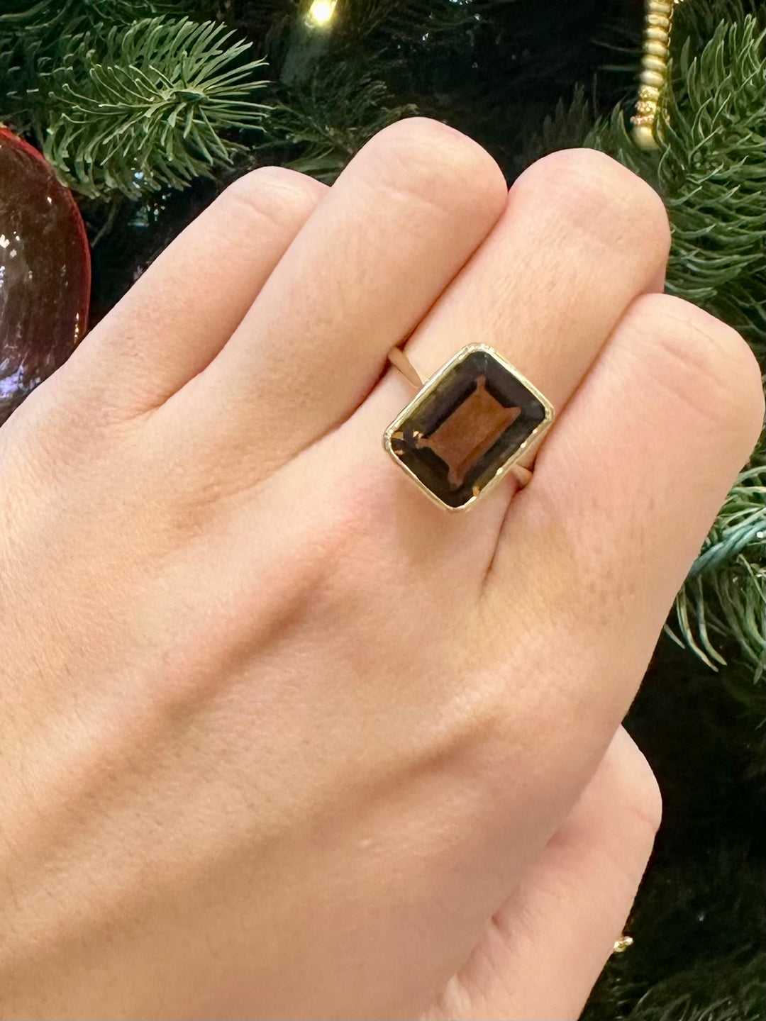 Emerald Cut 14kt Ring | Assorted Stones