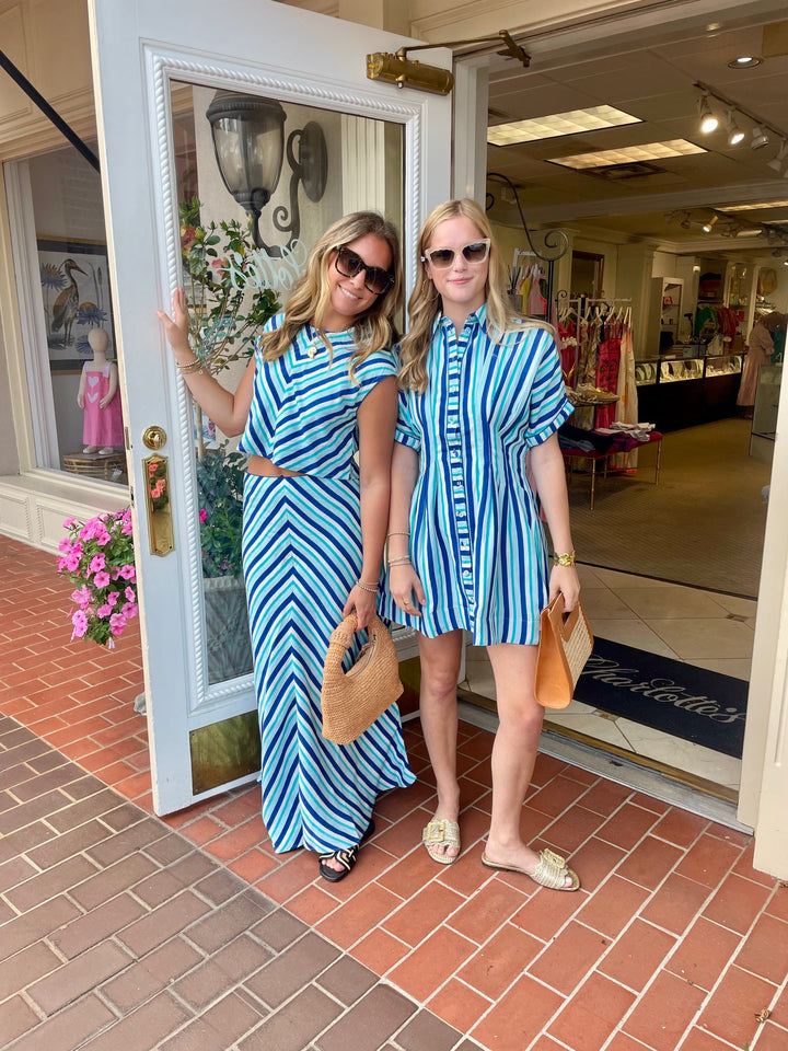 Jackie Top | French Blue Stripe