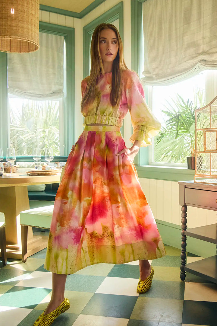Alexis Skirt | Electric Daydream - Charlotte's Inc