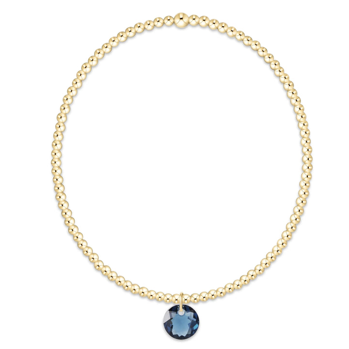 Classic Gold Bracelet - Reflection Charm