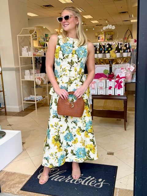 Santiago Convertible Midi Skirt | Aegean Blooms