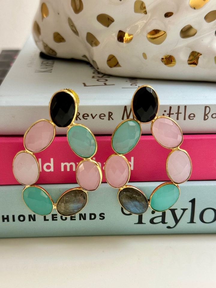 Multi Gemstone Earrings