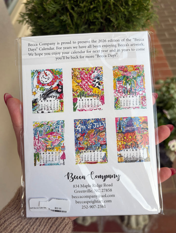 2026 Becca Calendar
