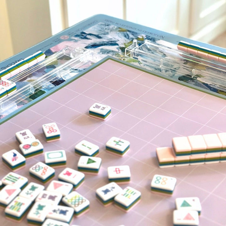 Pink Winds Mahjong Mat
