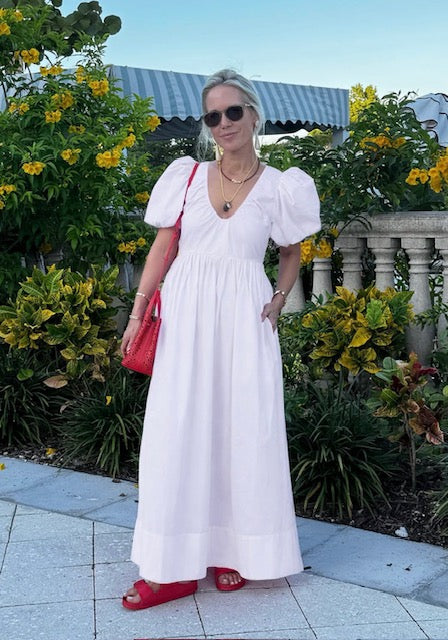 Augusta Dress | White