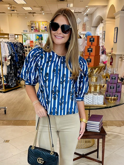 Lilly Top | Haven Blue