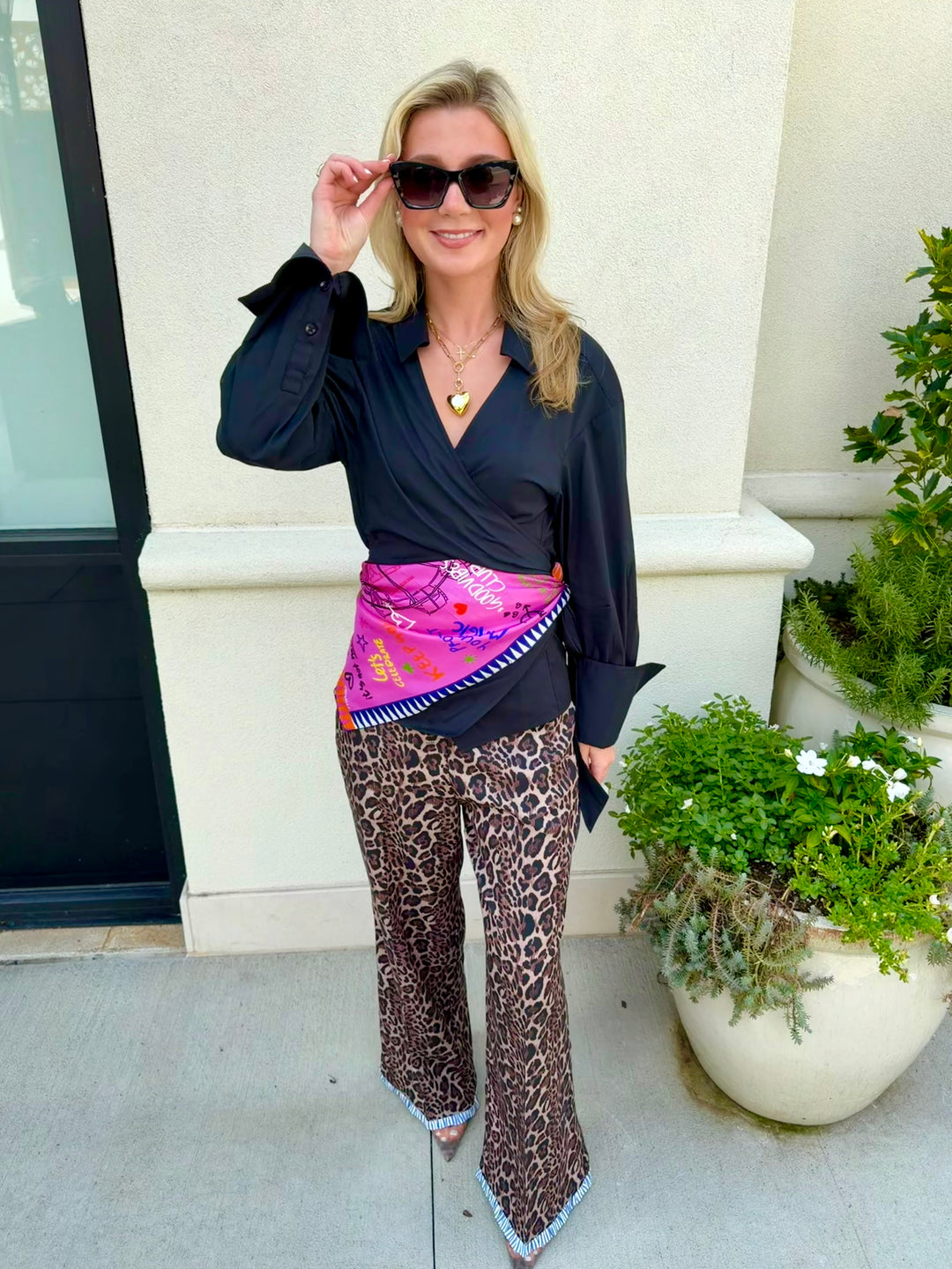 Luciana Pants | Leopard Print