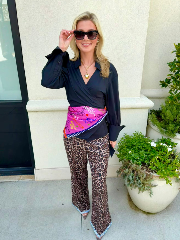Luciana Pants | Leopard Print