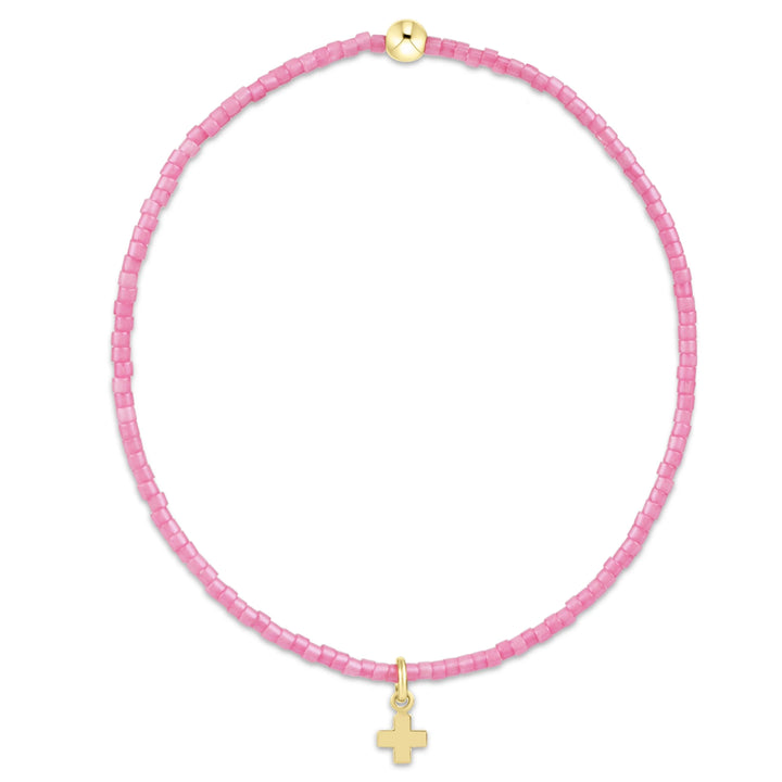 Hope Classic Bracelet - Signature Cross Small Gold Charm