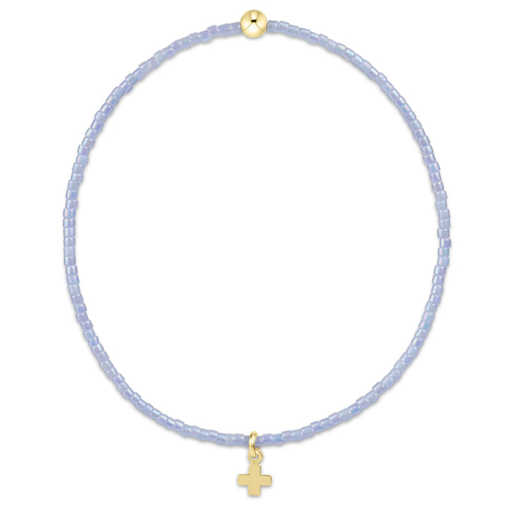 Hope Classic Bracelet - Signature Cross Small Gold Charm