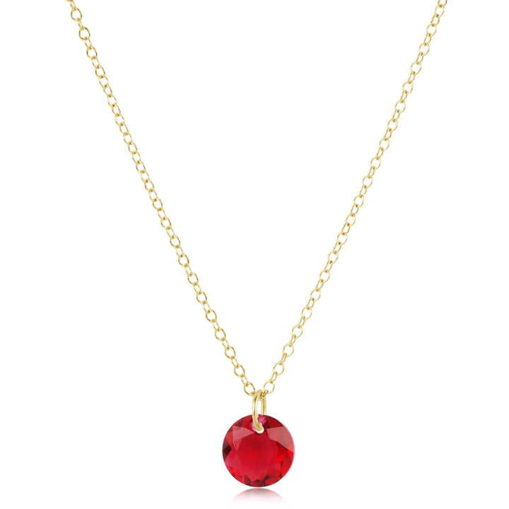 16" Necklace Gold - Reflection Small Charm