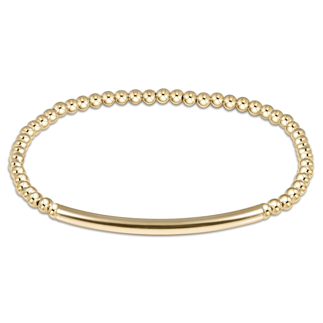Bliss Bar Smooth Gold Bracelet | + Sizes